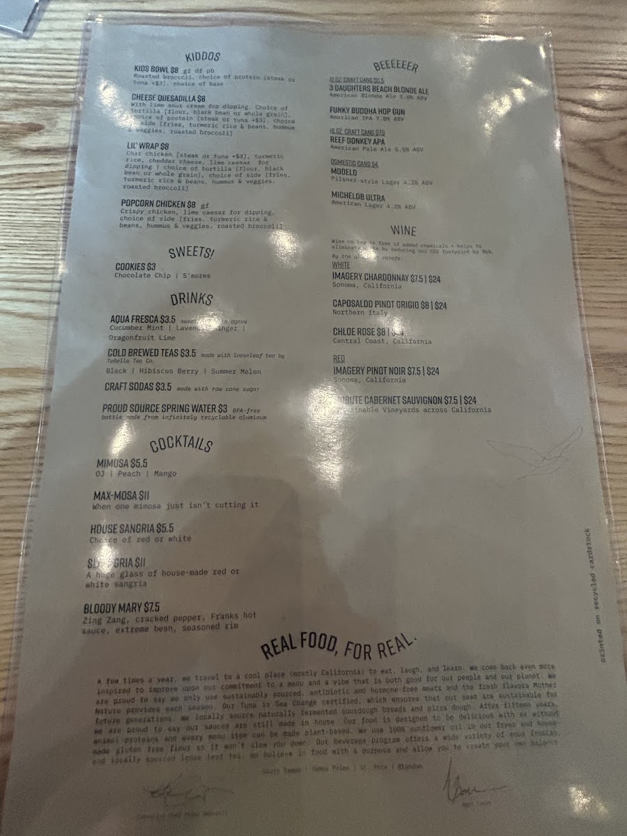 CALI - St. Pete Menu - Image 4