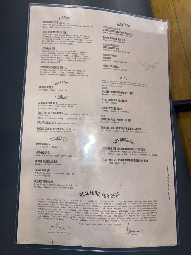 CALI - St. Pete Menu - Image 6